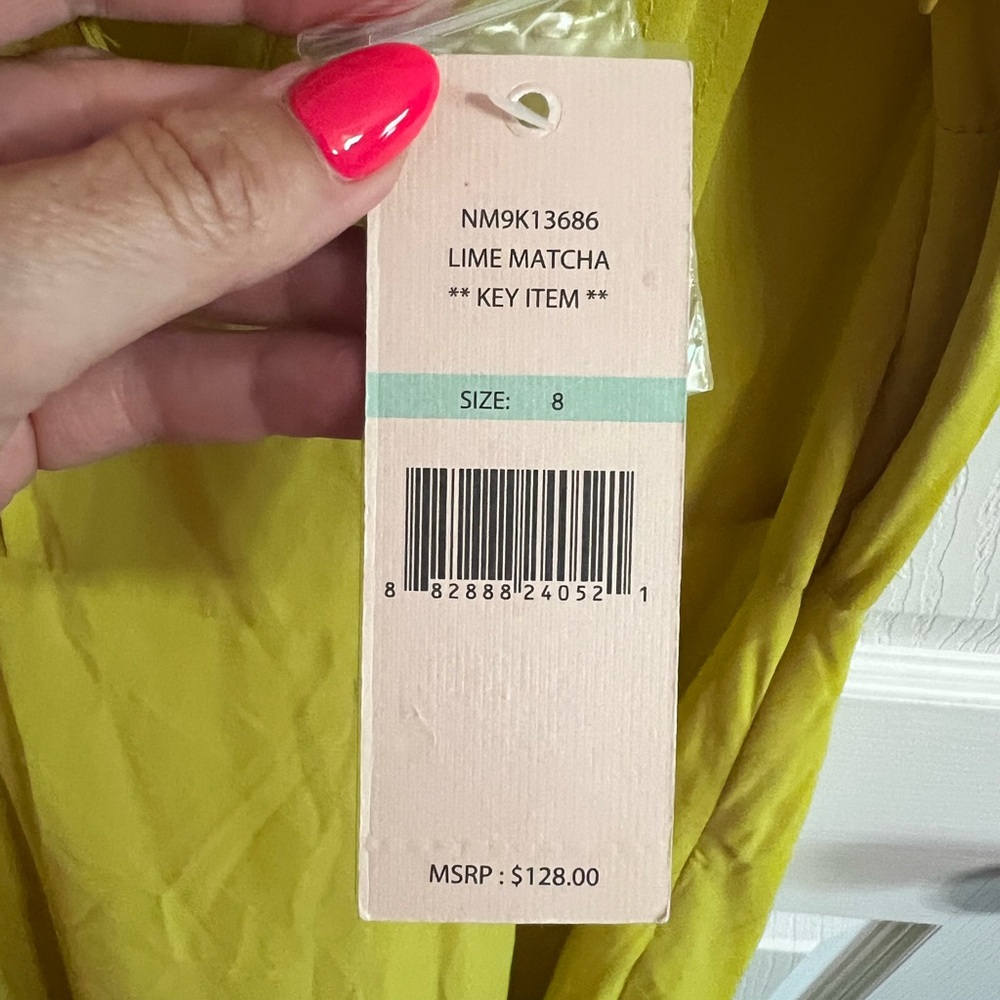 Nanette Lepore Lime Matcha dress size 8 - Picture 4 of 8